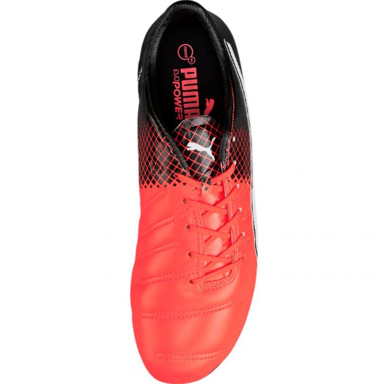 Botas de fútbol Puma evoPOWER 1.3 Lth Fg M 103850 01 multicolor naranja 1