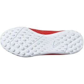 Botas de fútbol adidas X 18.4 Tf Jr BB9417 rojo naranjas y tintos 6