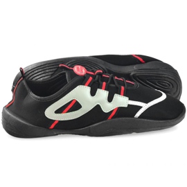 Zapatos de playa aqua-speed negro, gris y rojo 19A 2