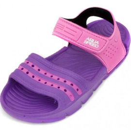 Aqua-speed Noli violet pink Sandalias para niños col.93 violeta violeta 2