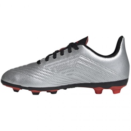 Botas de fútbol adidas Predator 19.4 FxG Jr G25822 multicolor plata 1