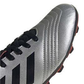 Botas de fútbol adidas Predator 19.4 FxG Jr G25822 multicolor plata 3