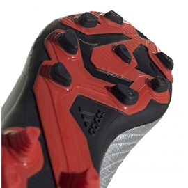 Botas de fútbol adidas Predator 19.4 FxG Jr G25822 multicolor plata 5