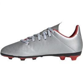 Botas de fútbol adidas X 19.4 FxG Jr F35362 multicolor plata 4