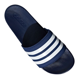 Zapatillas Adidas Adilette Comfort M B42114 blanco azul marino 3