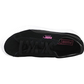 Puma Suede Platform Jr 363663 01 negro 2