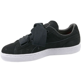 Puma Suede Heart Jr 365135-02 negro 1 Puma Suede Heart Jr 365135-02 negro 1