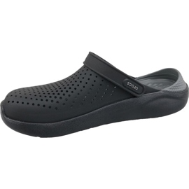 Zueco Crocs LiteRide M 204592-0DD negro gris 1