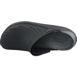 Zueco Crocs LiteRide M 204592-0DD negro gris 2