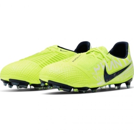 Zapatos de fútbol Nike Phantom Venom Elite Fg Jr AO0401-717 amarillo amarillos 3