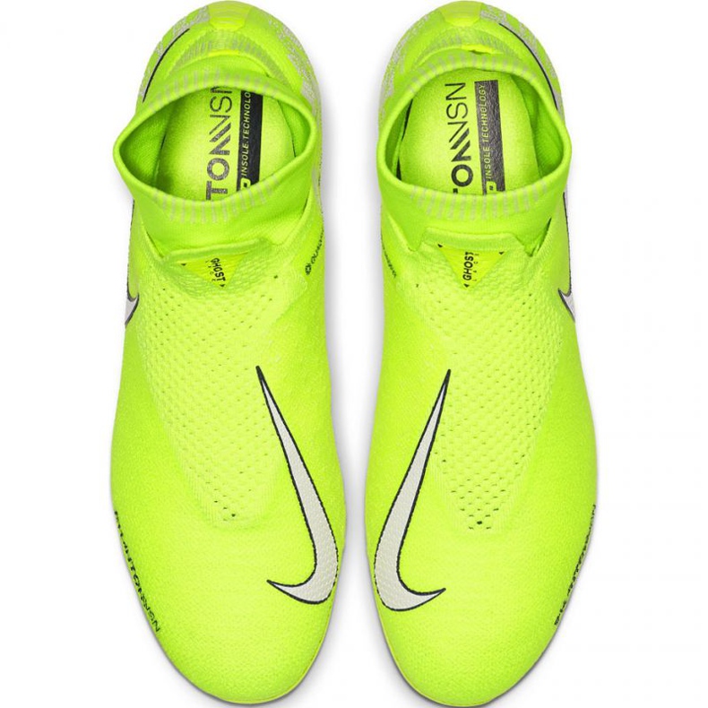Zapatos de fútbol Nike Phantom Vsn Elite Df Fg M AO3262-717 amarillo amarillos 1
