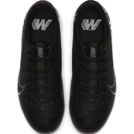 Zapatos de fútbol Nike Mercurial Vapor 13 Academy FG / MG Jr AT8123 001 negro 1