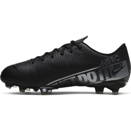 Zapatos de fútbol Nike Mercurial Vapor 13 Academy FG / MG Jr AT8123 001 negro 2