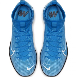 Zapatillas de fútbol Nike Mercurial Superfly 7 Academy Ic Jr AT8135 414 multicolor azul 3