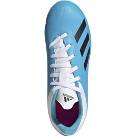 Botas de fútbol adidas X 19.4 In Jr F35352 azul y blanco multicolor 1