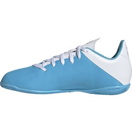 Botas de fútbol adidas X 19.4 In Jr F35352 azul y blanco multicolor 3