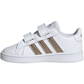 Zapatillas adidas Grand Court I Jr EF0116 blanco 2