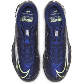 Calzado de fútbol Nike Mercurial Vapor 13 Academy Mds Tf M CJ1306 401 azul marino azul 3