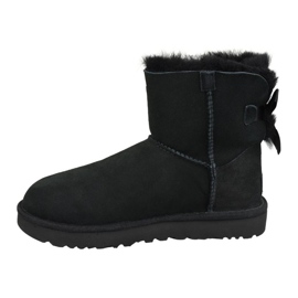 Ugg Mini Bailey Bow Ii W 1016501-BLK Zapatos negro 1 Ugg Mini Bailey Bow Ii W 1016501-BLK Zapatos negro 1