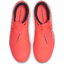 Zapatos de fútbol Nike Phantom Venom Academy Fg Jr AO0362 810 naranja naranjas y tintos 1