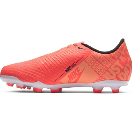 Zapatos de fútbol Nike Phantom Venom Academy Fg Jr AO0362 810 naranja naranjas y tintos 2