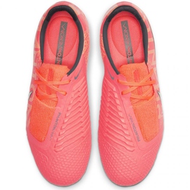 Zapatos de fútbol Nike Phantom Venom Elite Fg Jr AO0401 810 multicolor naranjas y rojos 1