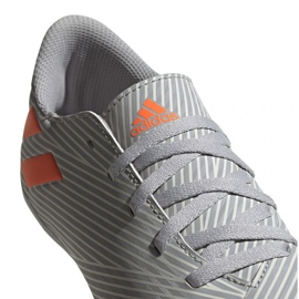 Botas de fútbol adidas Nemeziz 19.4 FxG Jr EF8305 multicolor gris 3