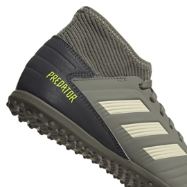 Botas de fútbol adidas Predator 19.3 Tf Jr EF8220 verde multicolor 4