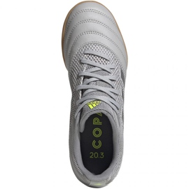 Botas de fútbol adidas Copa 20.3 In Sala Jr EF8338 gris sombras de grey 1