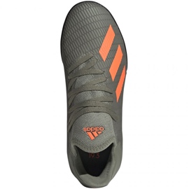 Botas de fútbol adidas X 19.3 Tf Jr EF8375 verde verde 1