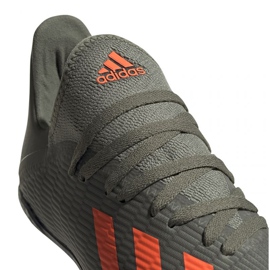 Botas de fútbol adidas X 19.3 Tf Jr EF8375 verde verde 4