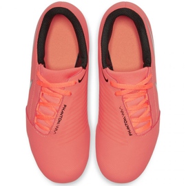 Zapatos de fútbol Nike Phantom Venom Club Fg Jr AO0396-810 naranja naranjas y rojos 1
