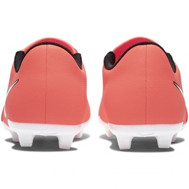Zapatos de fútbol Nike Phantom Venom Club Fg Jr AO0396-810 naranja naranjas y tintos 4