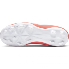 Zapatos de fútbol Nike Phantom Venom Club Fg Jr AO0396-810 naranja naranjas y tintos 6