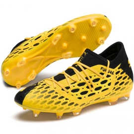 Botas de fútbol Puma Future 5.3 Netfit Fg Ag M 105756 03 amarillo amarillo 3
