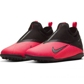 Zapatillas de fútbol Nike Phantom Vsn 2 Academy Df Tf Jr CD4078 606 rojo naranjas y tintos 3