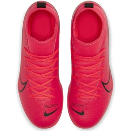 Zapatos de fútbol Nike Mercurial Superfly 7 Club FG / MG Jr AT8150-606 rojo naranjas y tintos 1