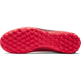Zapatos de fútbol Nike Mercurial Vapor 13 Academy Tf M AT7996-606 rojo naranjas y tintos 5