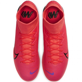 Zapatos de interior Nike Mercurial Superfly 7 Academy Ic M AT7975-606 rojo naranjas y tintos 1