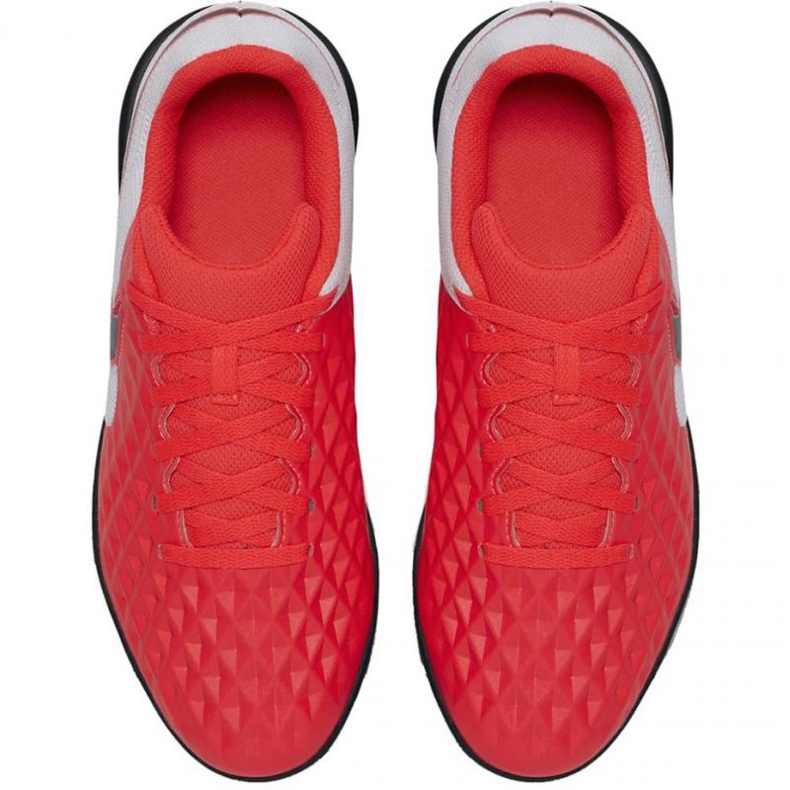 Zapatos de interior Nike Tiempo Legend 8 Club Ic Jr AT5882-606 multicolor naranjas y tintos 1