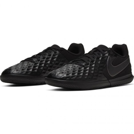 Zapatos de interior Nike Tiempo Legend 8 Club Ic Jr AT5882-010 negro negro 3