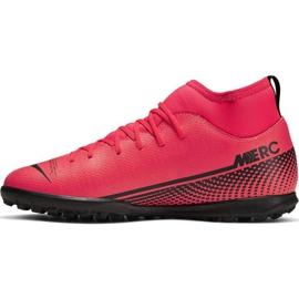 Zapatillas de fútbol Nike Mercurial Superfly 7 Club Tf Jr AT8156-606 rojo naranjas y tintos 2