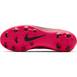 Zapatos de fútbol Nike Mercurial Vapor 13 Club FG / MG Jr AT8161-606 multicolor naranjas y tintos 5