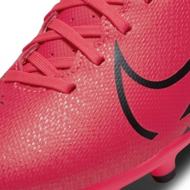 Zapatos de fútbol Nike Mercurial Vapor 13 Club FG / MG Jr AT8161-606 multicolor naranjas y tintos 6