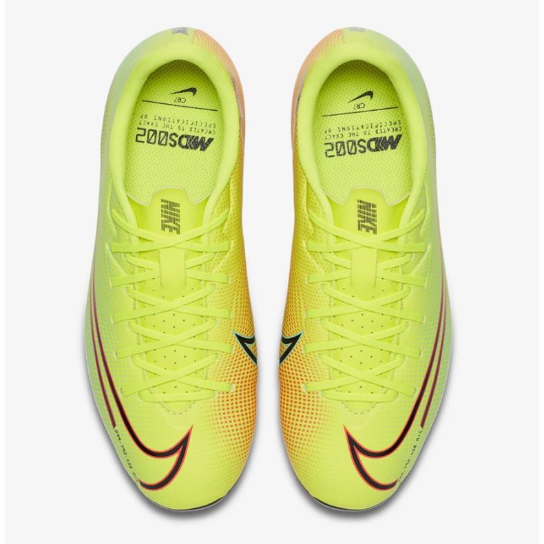 Zapatos de fútbol Nike Mercurial Vapor 13 Academy Mds FG / MG Jr CJ0980-703 amarillo amarillos 1