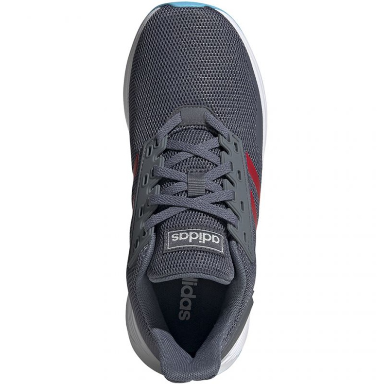 Zapatillas Adidas Duramo 9 K Jr EG7899 rojo gris 1