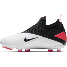 Zapatillas de fútbol Nike Phantom Vsn 2 Academy Df FG / MG Jr CD4059-106 blanco blanco 2