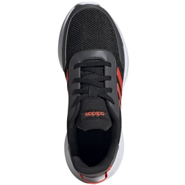 Zapatillas Adidas Tensaur Run K Jr EG4124 negro naranja 1