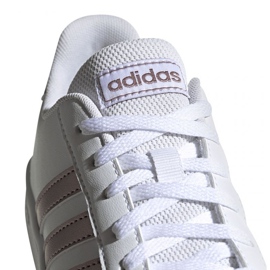 Zapatillas adidas Grand Court Jr EF0101 blanco negro 4