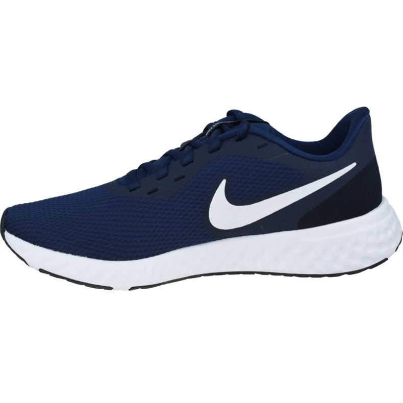 Nike Revolution 5 M BQ3204-400 blanco azul marino 1